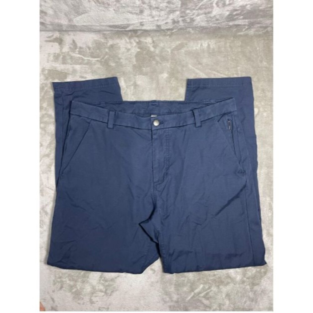 Lululemon Straight Pants Men's Size 34 Blue Slim Casual Performance - Picture 8 of 9